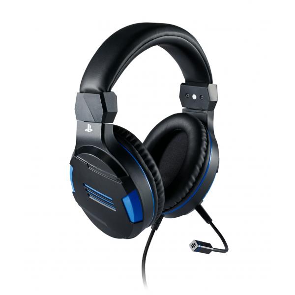 Bigben Interactive PS4OFHEADSETV3 cuffia e auricolare Cablato A Padiglione Giocare Nero, Blu - EUROBABYLON