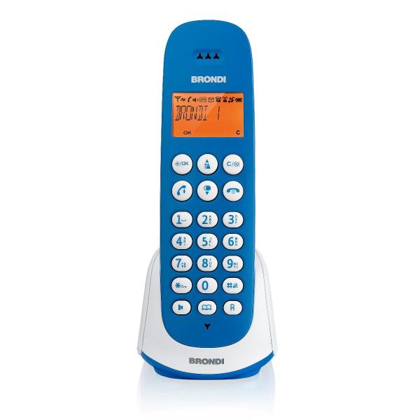 Brondi Adara Telefono DECT Identificatore di chiamata Blu, Bianco - EUROBABYLON