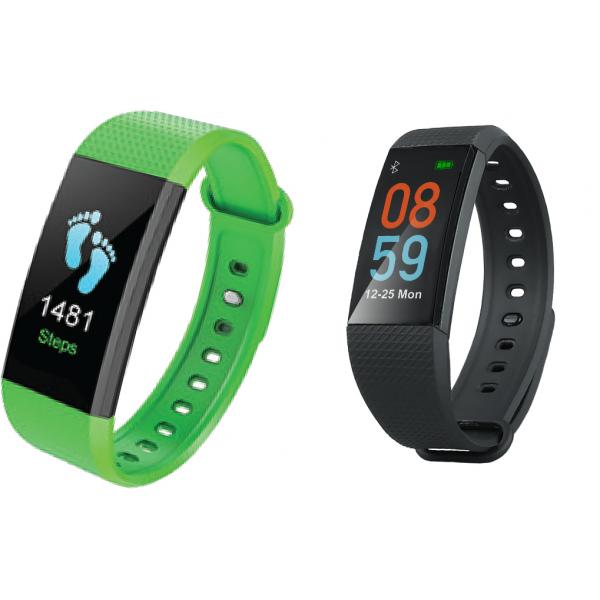 GOCLEVER SMART BAND MAXFIT PLUS TFT Braccialetto per rilevamento di attività 2,44 cm (0.96") IP67 Nero