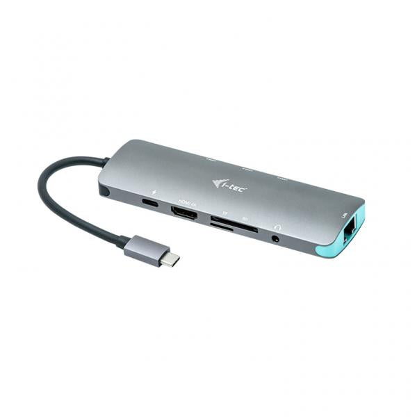 DOCKING STATION NANO I-TEC C31NANODOCKLANPD USB-C METAL 4K HDMI LAN + Power Delivery 100W