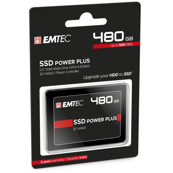 Emtec X150 Power Plus 480 GB 2.5" Serial ATA III