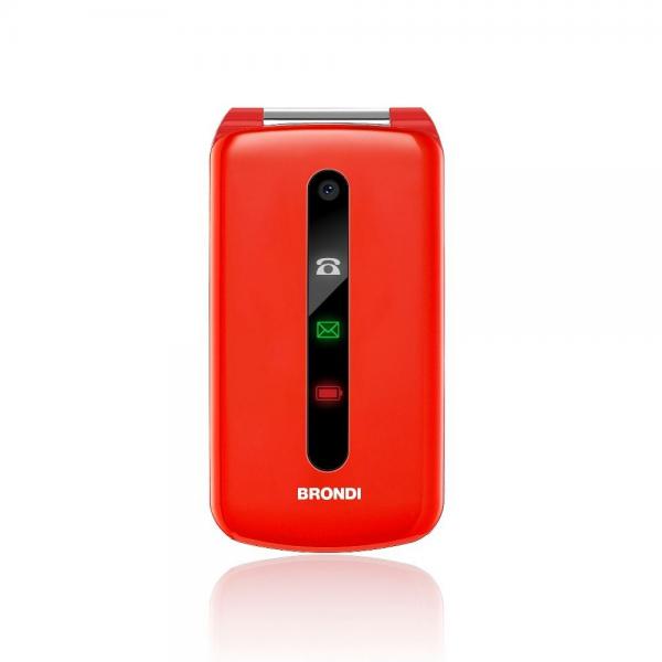 Brondi President 7,62 cm (3") 130 g Rosso Telefono cellulare basico - EUROBABYLON