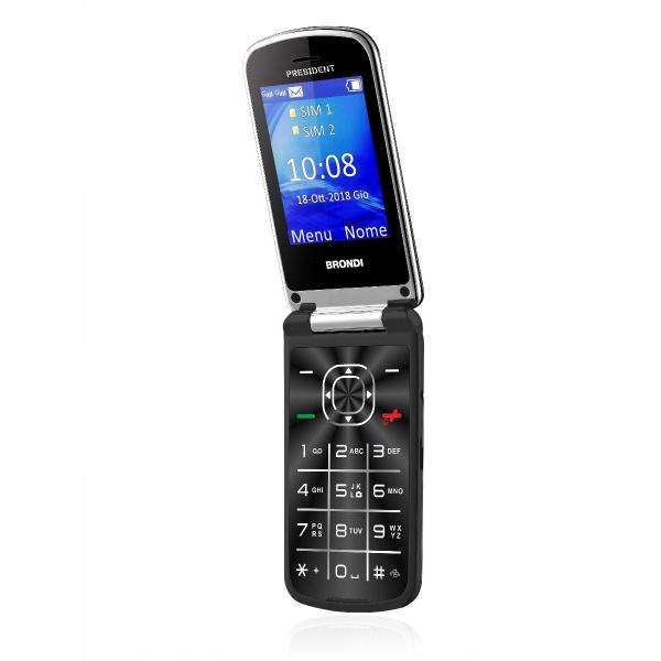 Brondi President 7,62 cm (3") 130 g Nero Telefono cellulare basico - EUROBABYLON