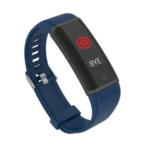 SMARTBAND LENOVO CARDIOPLUS COLOR DISPLAY IMPERMEABILE NERO/BLU - EUROBABYLON