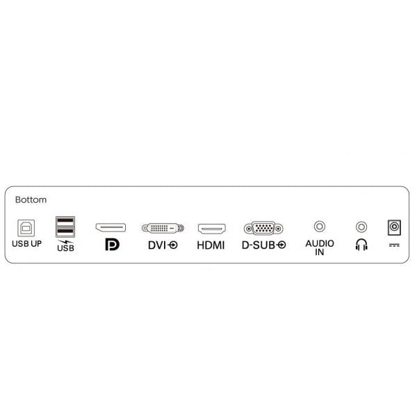 MONITOR PHILIPS TOUCH LED 21.5" Wide 222B9T/00 1920x1080 1ms 250cd/mq 1000:1(50.000.000:1)2x2 MM Reg.inH VGA DVI HDMI DP USB