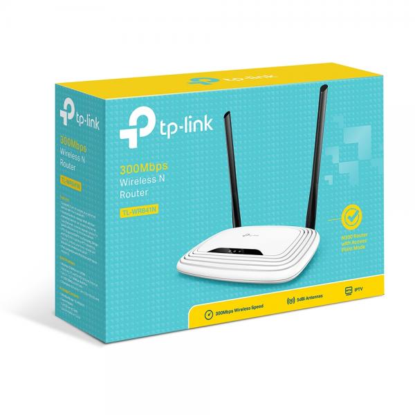 TP-Link TL-WR841N router wireless Fast Ethernet Banda singola (2.4 GHz) Bianco - EUROBABYLON