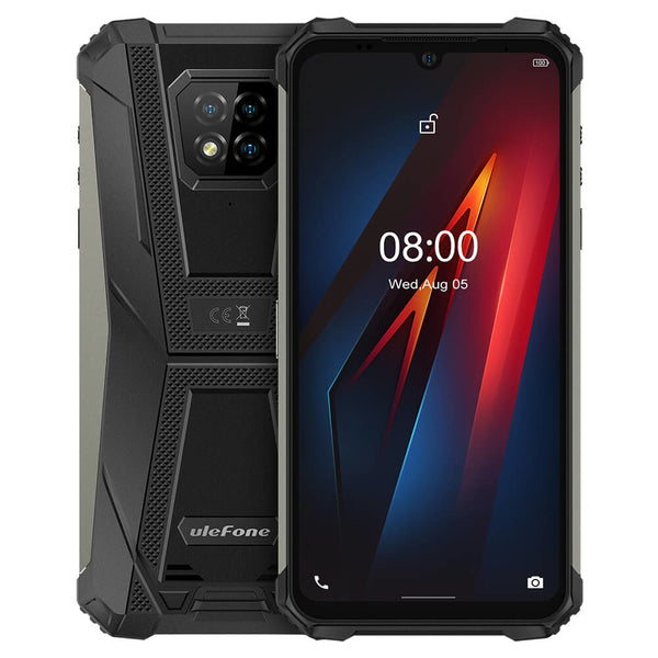 Ulefone Armor 8 15,5 cm (6,1 Zoll) Dual-SIM Android 10.0 4G USB Typ-C 4 GB 64 GB 5580 mAh Schwarz 