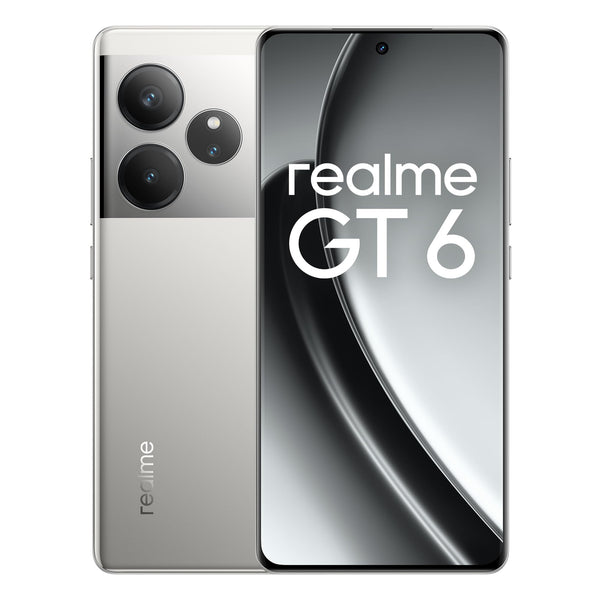 REALME GT 6 8+256GB DS 5G FLUID SILVER NFC OEM - EUROBABYLON