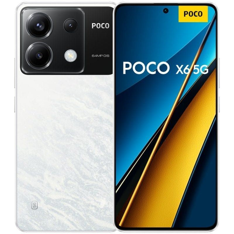 Xiaomi Poco X6 16,9 cm (6.67") Doppia SIM 5G USB tipo-C 8 GB 256 GB 5100 mAh Bianco