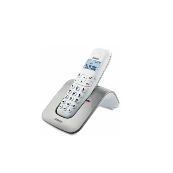 Saiet SLIDE Telefono DECT Argento, Bianco Identificatore di chiamata - EUROBABYLON