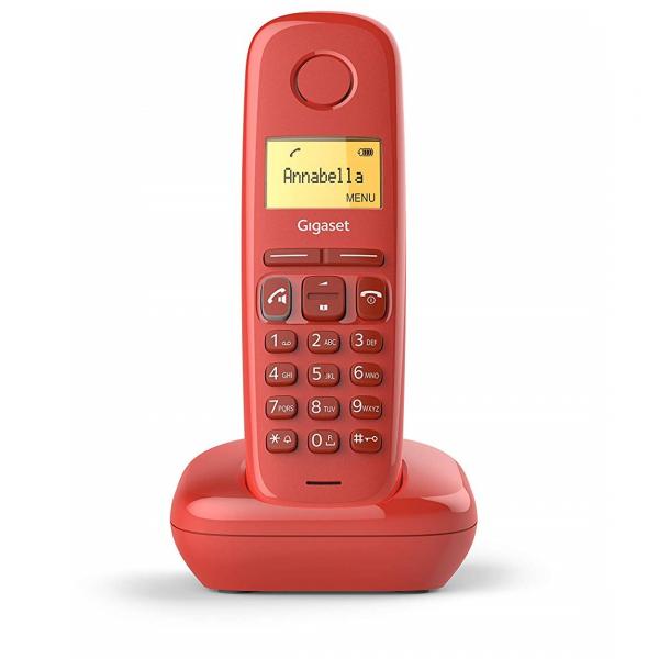 Gigaset A270 Telefono DECT Identificatore di chiamata Rosso