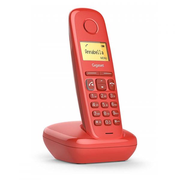 Gigaset A270 Telefono DECT Identificatore di chiamata Rosso