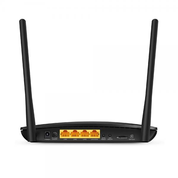 TP-LINK TL-MR6400 V4 router wireless Banda singola (2.4 GHz) Fast Ethernet 3G 4G Nero