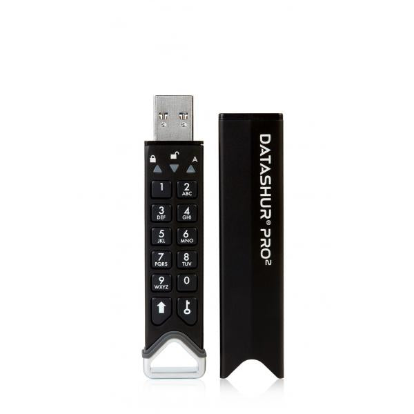 iStorage datAshur PRO2 unità flash USB 4 GB USB tipo A 3.2 Gen 1 (3.1 Gen 1) Nero - EUROBABYLON