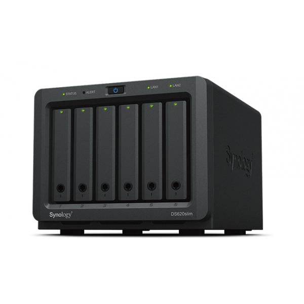 Synology DiskStation DS620SLIM server NAS e di archiviazione Desktop Collegamento ethernet LAN Nero J3355 - EUROBABYLON