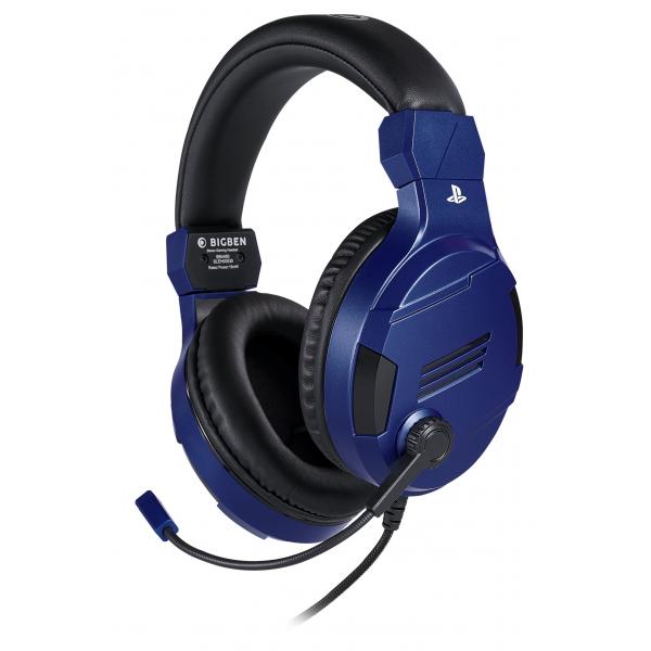 Bigben Interactive PS4OFHEADSETV3G Auricolare Cablato A Padiglione Giocare Blu