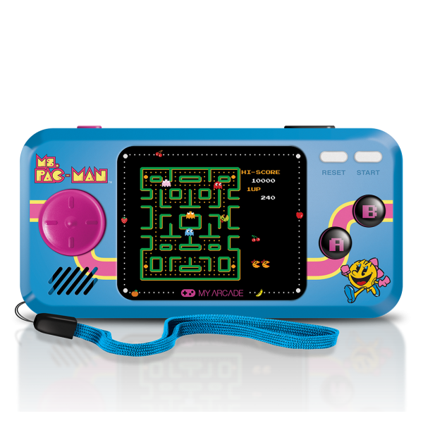 My Arcade Ms. Pac-Man console da gioco portatile Nero, Blu 6,98 cm (2.75") - EUROBABYLON