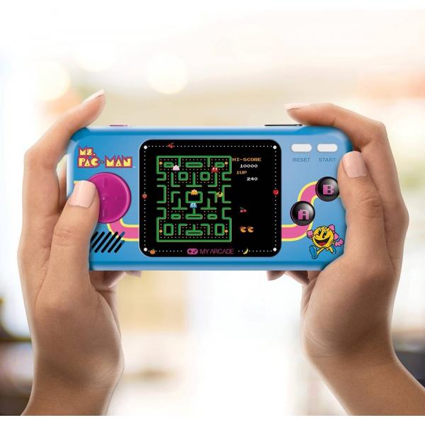 My Arcade Ms. Pac-Man console da gioco portatile Nero, Blu 6,98 cm (2.75") - EUROBABYLON