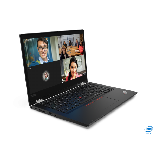 Lenovo ThinkPad L13 Yoga Ibrido (2 in 1) 33,8 cm (13.3") 1920 x 1080 Pixel Touch screen Intel Core i5 di decima generazione 8 GB DDR4-SDRAM 512 GB SSD Wi-Fi 5 (802.11ac) Windows 10 Pro Nero - EUROBABYLON