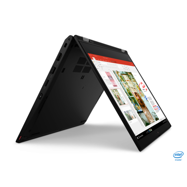 Lenovo ThinkPad L13 Yoga Ibrido (2 in 1) 33,8 cm (13.3") 1920 x 1080 Pixel Touch screen Intel Core i5 di decima generazione 8 GB DDR4-SDRAM 512 GB SSD Wi-Fi 5 (802.11ac) Windows 10 Pro Nero - EUROBABYLON