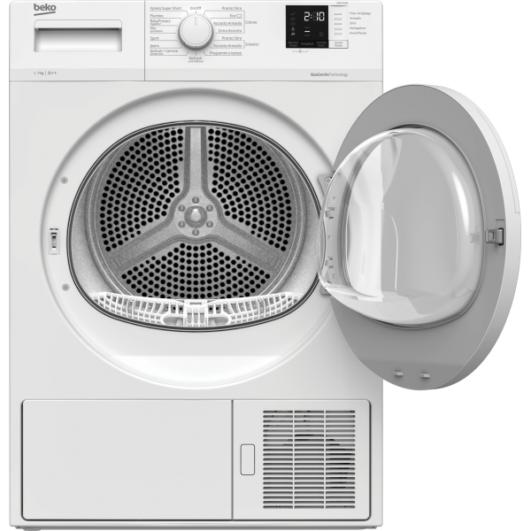 Beko DRXS722W asciugatrice Libera installazione Caricamento frontale 7 kg A++ Bianco - EUROBABYLON