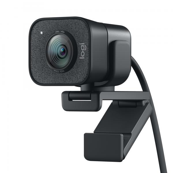 Logitech for Creators StreamCam - Webcam Premium per Streaming e Creazione Contenuti Video, Full HD 1080p 60 fps, Lente in Vetro Premium, Messa a Fuoco Automatica, USB, per PC, Mac. Grafite - EUROBABYLON