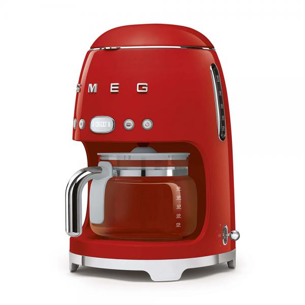 Smeg Macchina da Caffè Filtro 50's Style  Rosso LUCIDO  DCF02RDEU