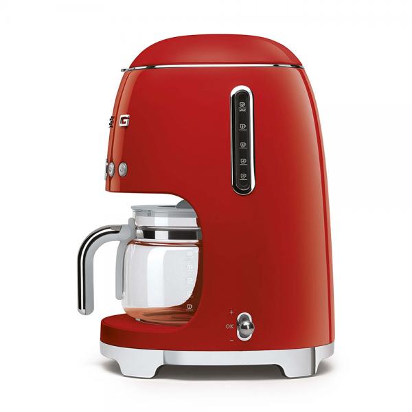 Smeg Macchina da Caffè Filtro 50's Style  Rosso LUCIDO  DCF02RDEU