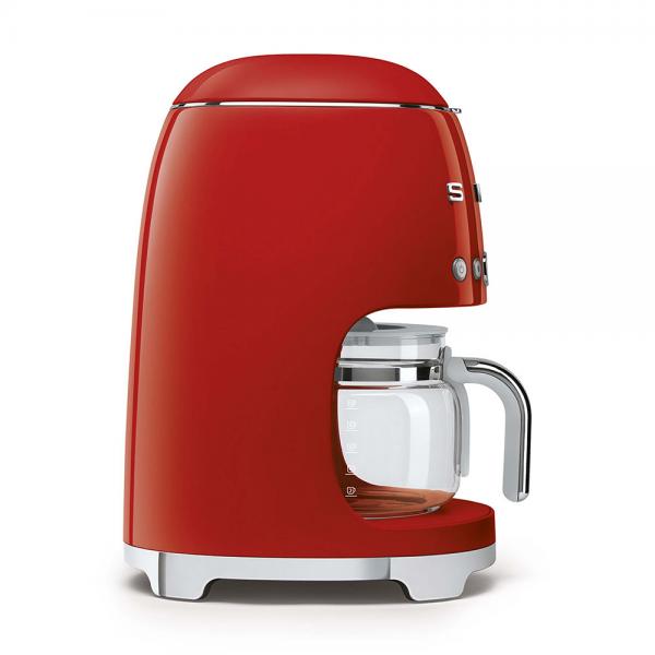 Smeg Macchina da Caffè Filtro 50's Style  Rosso LUCIDO  DCF02RDEU