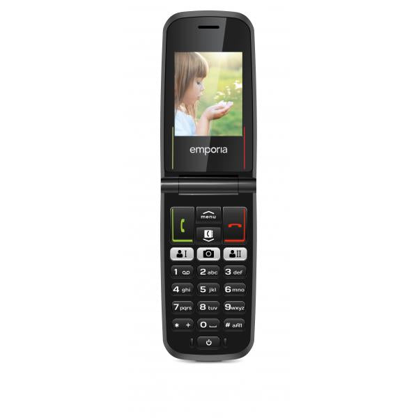 Emporia ACTIVEglam 5,59 cm (2.2") 85 g Nero Telefono per anziani - EUROBABYLON