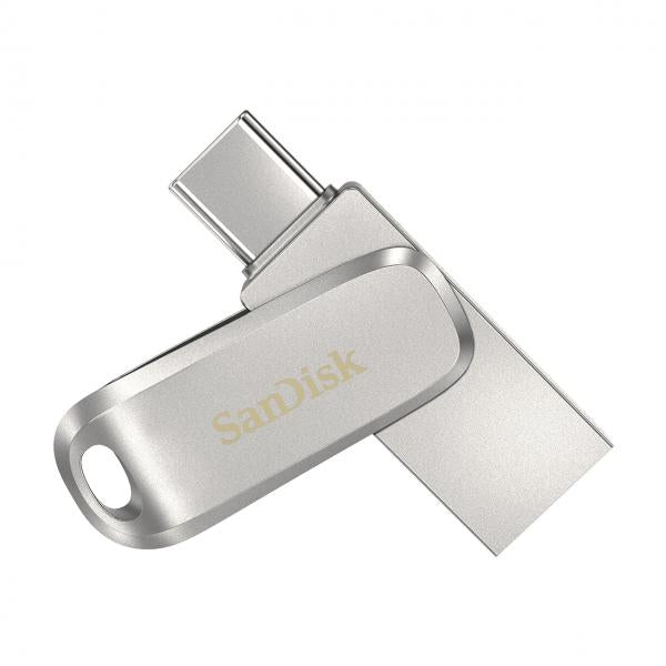 SanDisk Ultra Dual Drive Luxe unità flash USB 32 GB USB Type-A / USB Type-C 3.2 Gen 1 (3.1 Gen 1) Stainless steel - EUROBABYLON