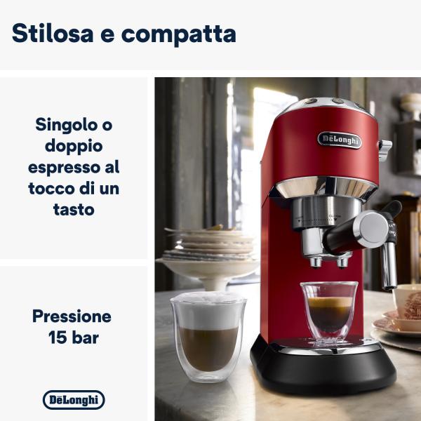 DeLonghi Dedica Style EC 685.R Manuale Macchina per espresso 1,1 L