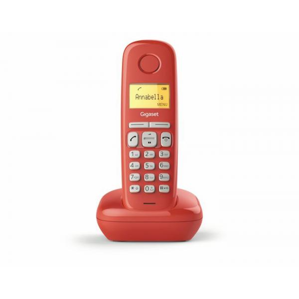 Gigaset A 170 Trio Telefono analogico/DECT Identificatore di chiamata Rosso