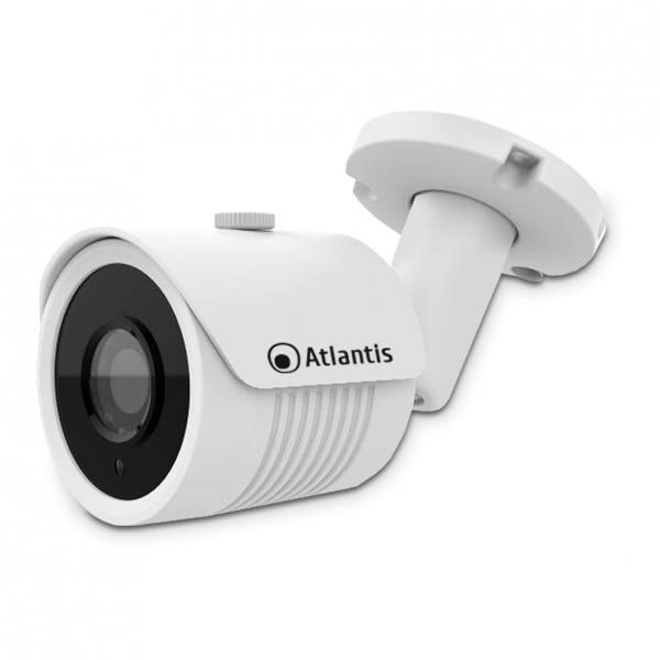 VIDEOCAMERA ATLANTIS ULTRAPLEX A11-UX826A-BP IP PoE Bullet 3Mpx 1920x1080 H.264/H.265 20fps 1/2.9" CMOS IR 2 Array led 15mt