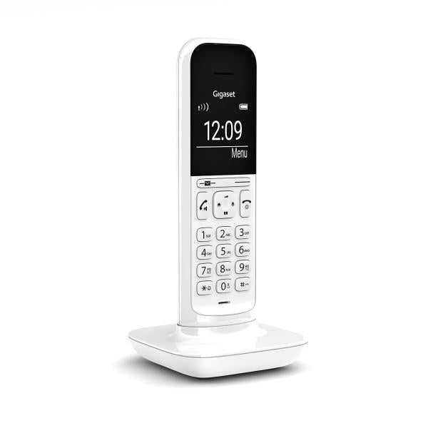 Gigaset CL390 Telefono analogico/DECT Bianco