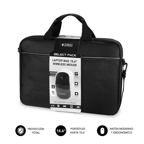 SUBBLIM SUB-LB-2SP0050 borsa per notebook 39,6 cm (15.6") Borsa con caricamento dall'alto Nero