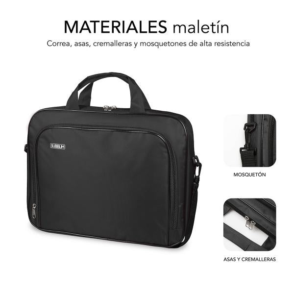 SUBBLIM SUB-LB-1OLB050 borsa per notebook 40,6 cm (16") Borsa con caricamento dall'alto Nero