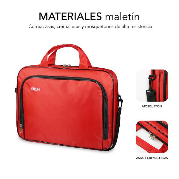 SUBBLIM SUB-LB-1OLB052 borsa per notebook 40,6 cm (16") Borsa con caricamento dall'alto Rosso