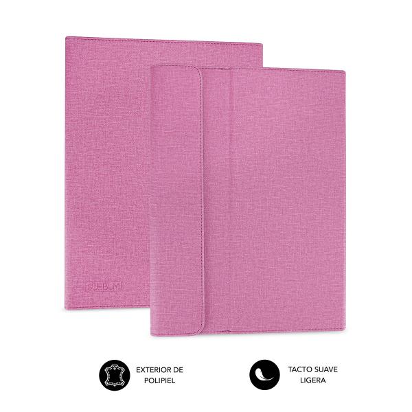 SUBBLIM SUB-CUT-1CT003 custodia per tablet 25,6 cm (10.1") Custodia a libro Rosa