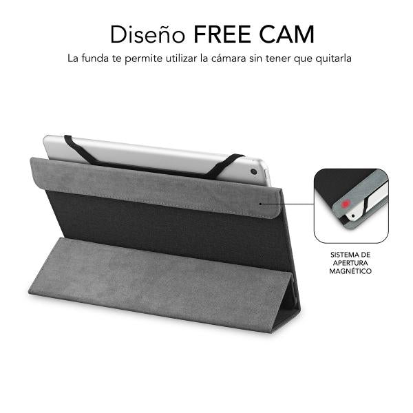 SUBBLIM SUB-CUT-2FC001 custodia per tablet 25,6 cm (10.1") Custodia a libro Nero