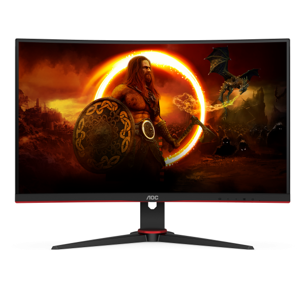 AOC G2 C27G2ZE/BK Monitor PC 68,6 cm (27") 1920 x 1080 Pixel Full HD LED Nero, Rosso - EUROBABYLON