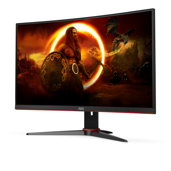 AOC G2 C27G2ZE/BK Monitor PC 68,6 cm (27") 1920 x 1080 Pixel Full HD LED Nero, Rosso