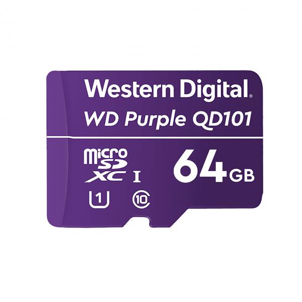 Western Digital WD Purple SC QD101 64 GB MicroSDXC Classe 10 - EUROBABYLON