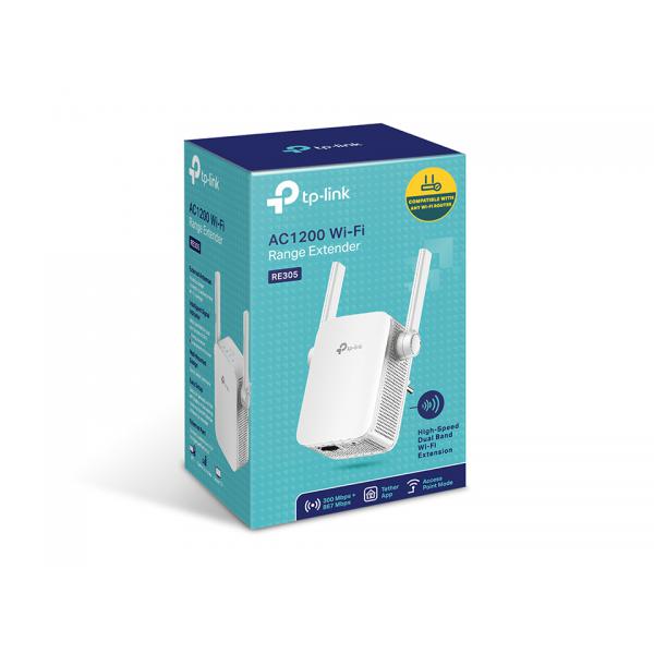 TP-Link RE305 moltiplicatore di rete Ripetitore di rete Bianco 10, 100 Mbit/s