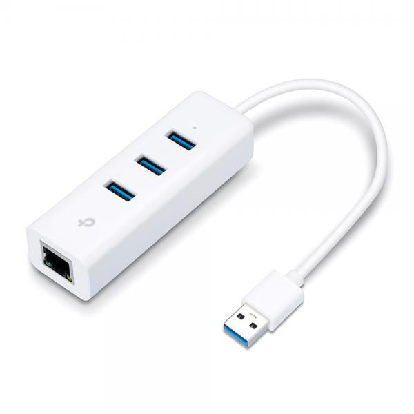 TP-Link UE330 replicatore di porte e docking station per laptop Cablato USB 3.2 Gen 1 (3.1 Gen 1) Type-A Bianco