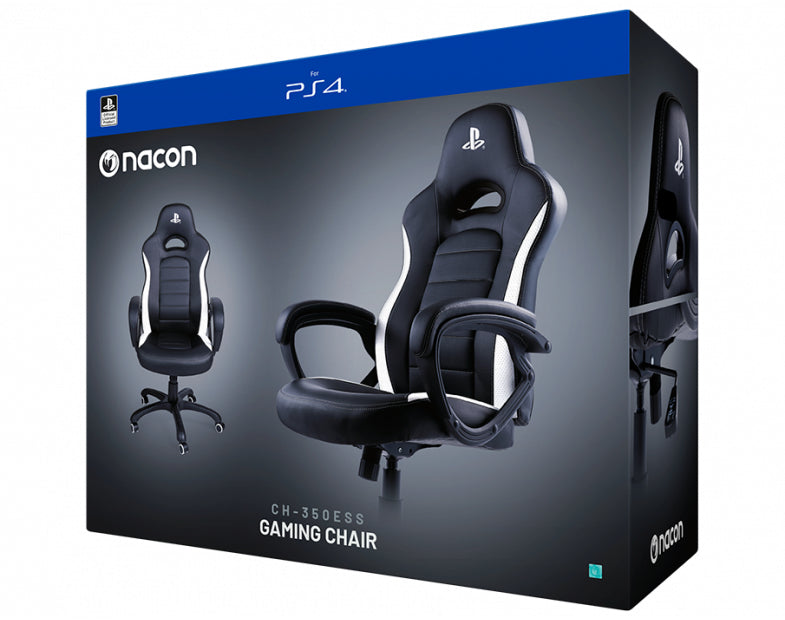 NACON CH-350ESS Sedia per gaming universale Seduta imbottita Nero, Bianco