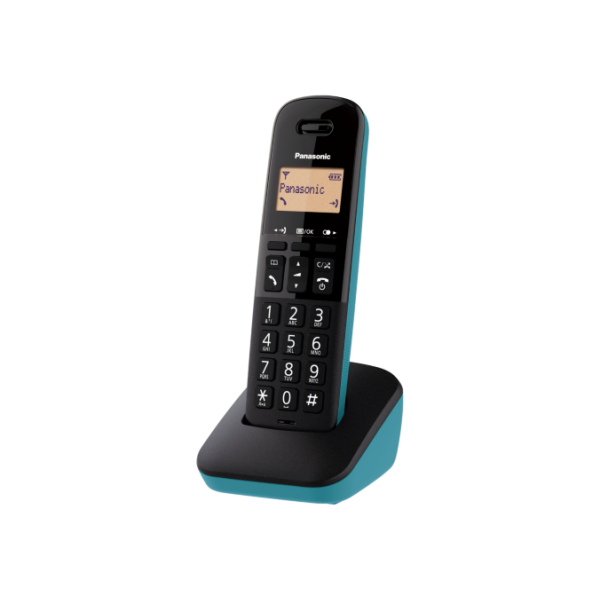 Panasonic KX-TGB610JT Telefono analogico/DECT Nero, Blu Identificatore di chiamata