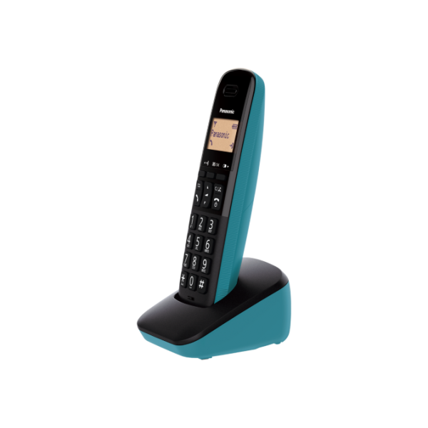 Panasonic KX-TGB610JT Telefono analogico/DECT Nero, Blu Identificatore di chiamata