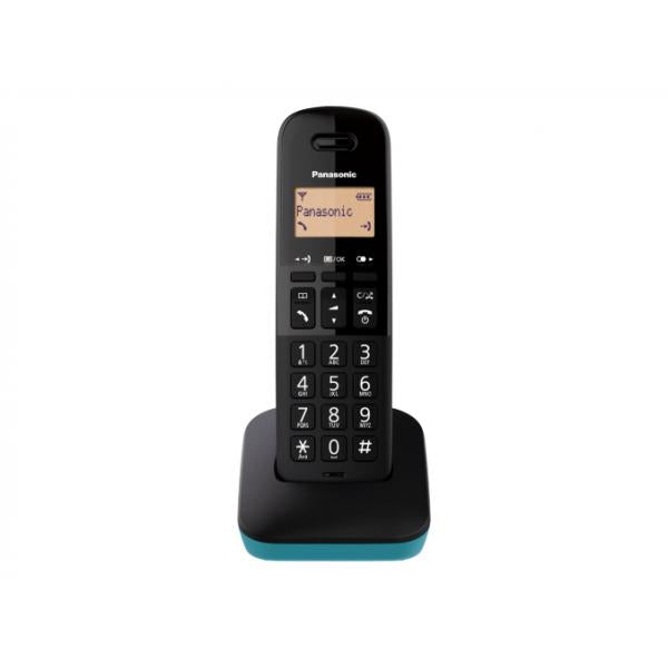 Panasonic KX-TGB610JT Telefono analogico/DECT Nero, Blu Identificatore di chiamata