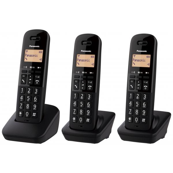 Panasonic KX-TGB613 Telefono DECT Nero Identificatore di chiamata